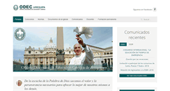 Desktop Screenshot of odecarequipa.com